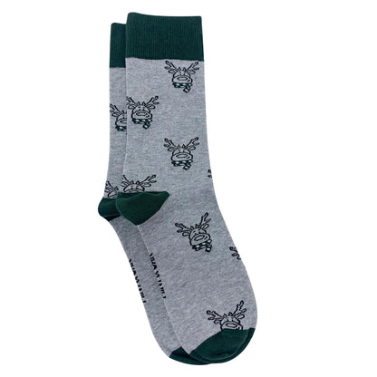 Reindeer Men's Crew Socks