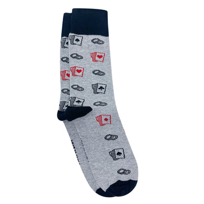 Poker Men's Crew Socks