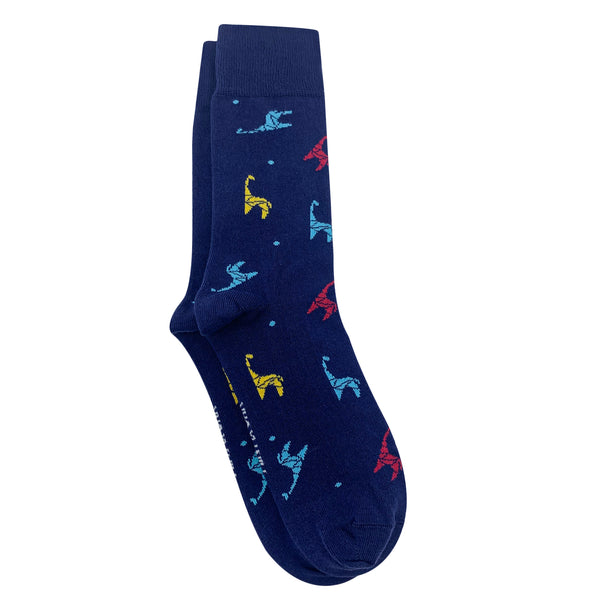 Origami Giraffe Socks For Men