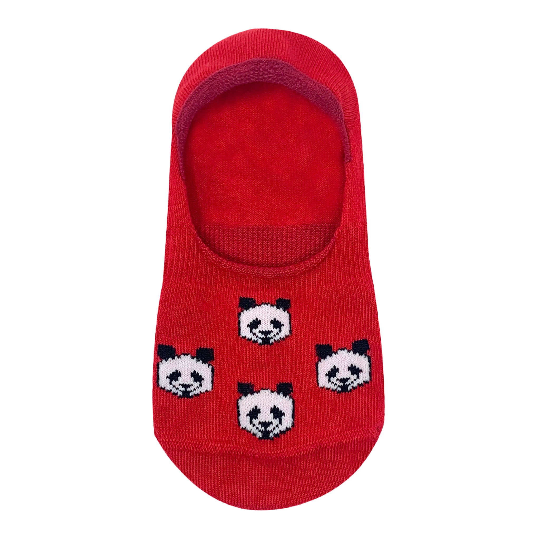 No-Show Loafer Socks for Men (Panda Lover)
