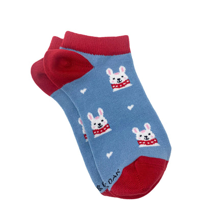 Christmas Bunny Ankle Socks for Women