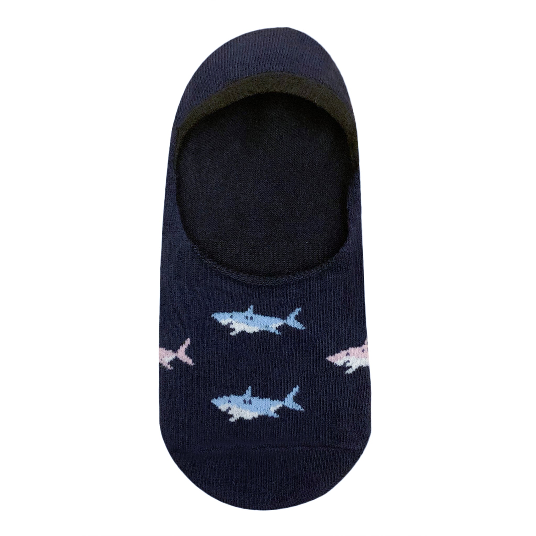No-Show Loafer Socks for Men (Shark)