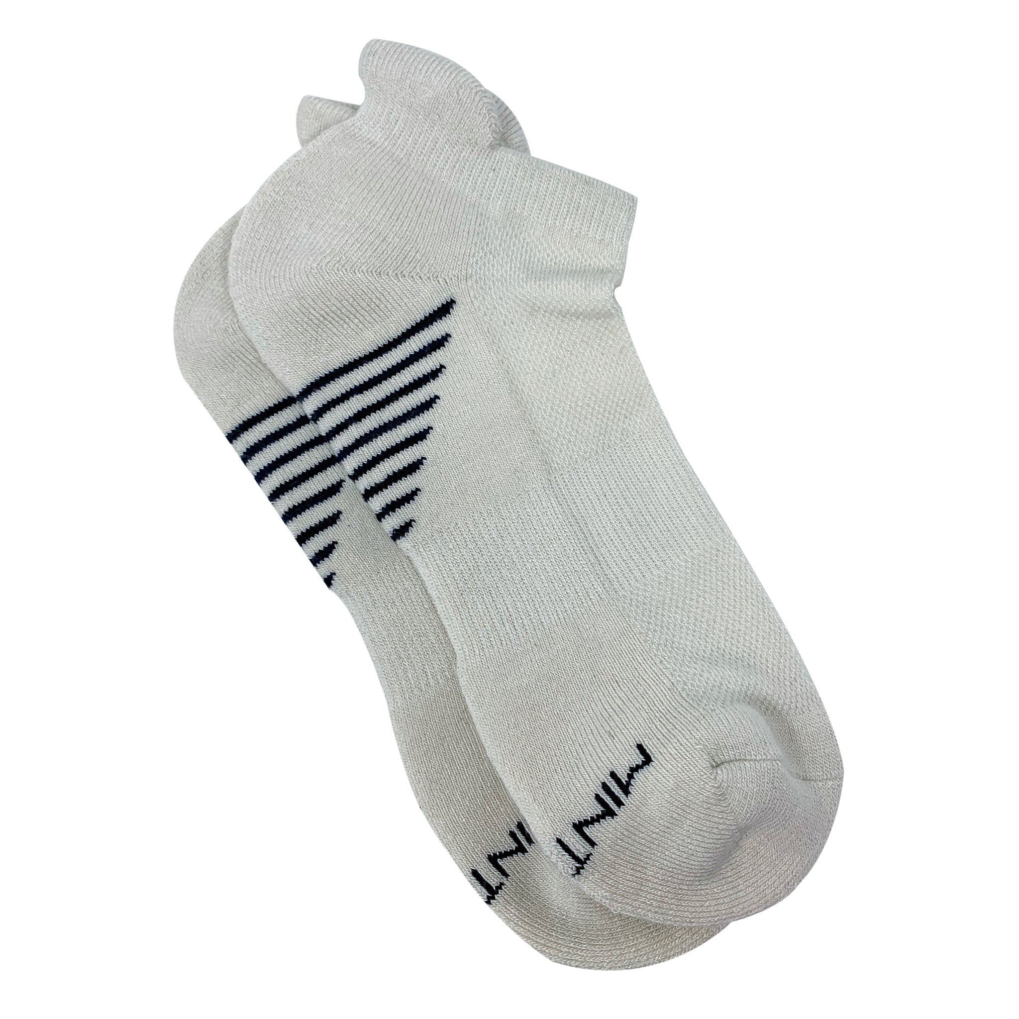 Off White Bamboo Sports Socks For Men