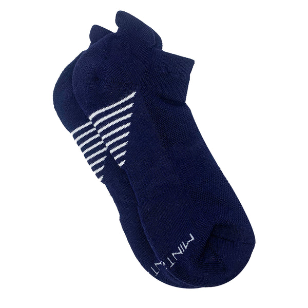 Navy Blue Bamboo Sports Socks For Men