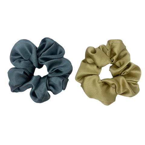 Solids Set Of 2 Scrunchies