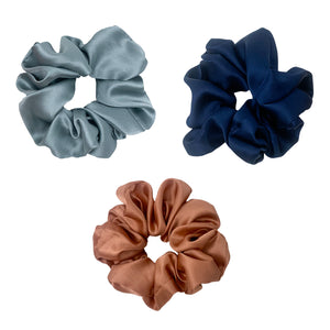 Solids Set Of 3 Scrunchies