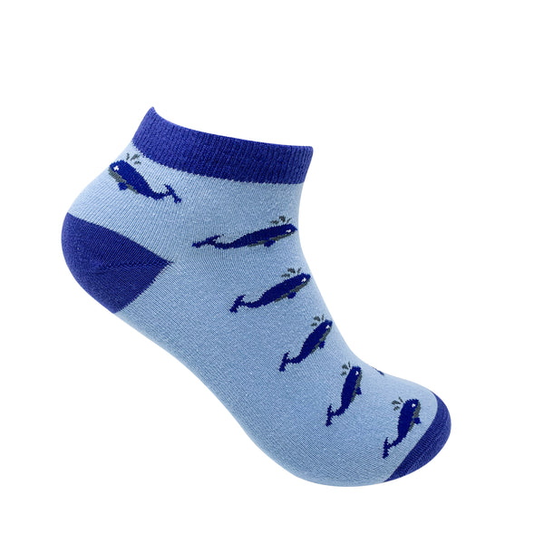 Oh, Whale Ankle Socks for Men