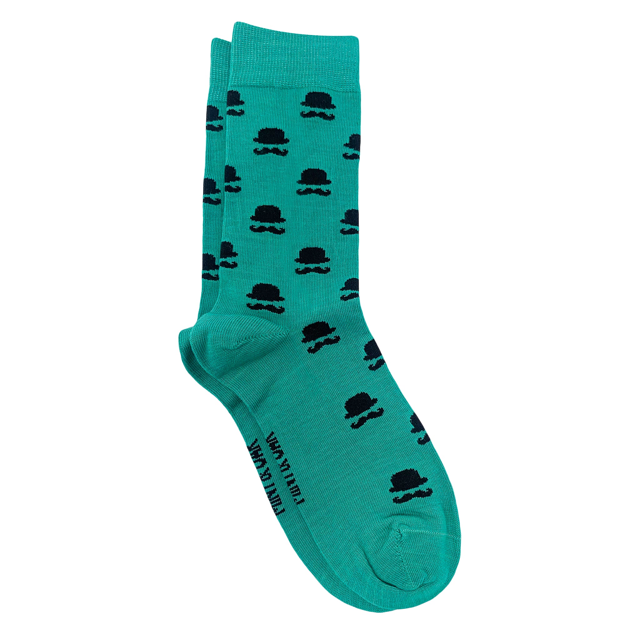Men & Moustache Men's Crew Socks - Green
