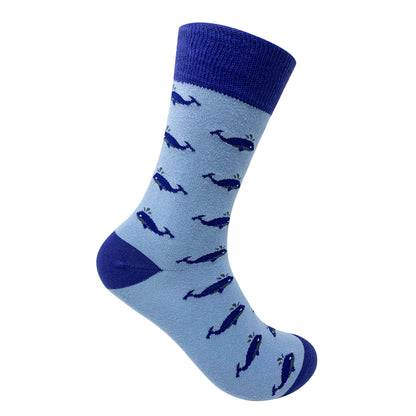 Oh Whale Men & Women Matching Socks