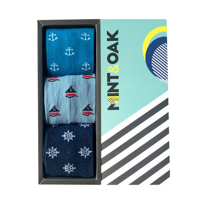 Giftbox of 3 - Ahoy Mate - Mint & Oak
