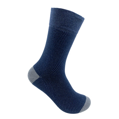 Peek-A-Red Set-of-3 Crew Socks for Men