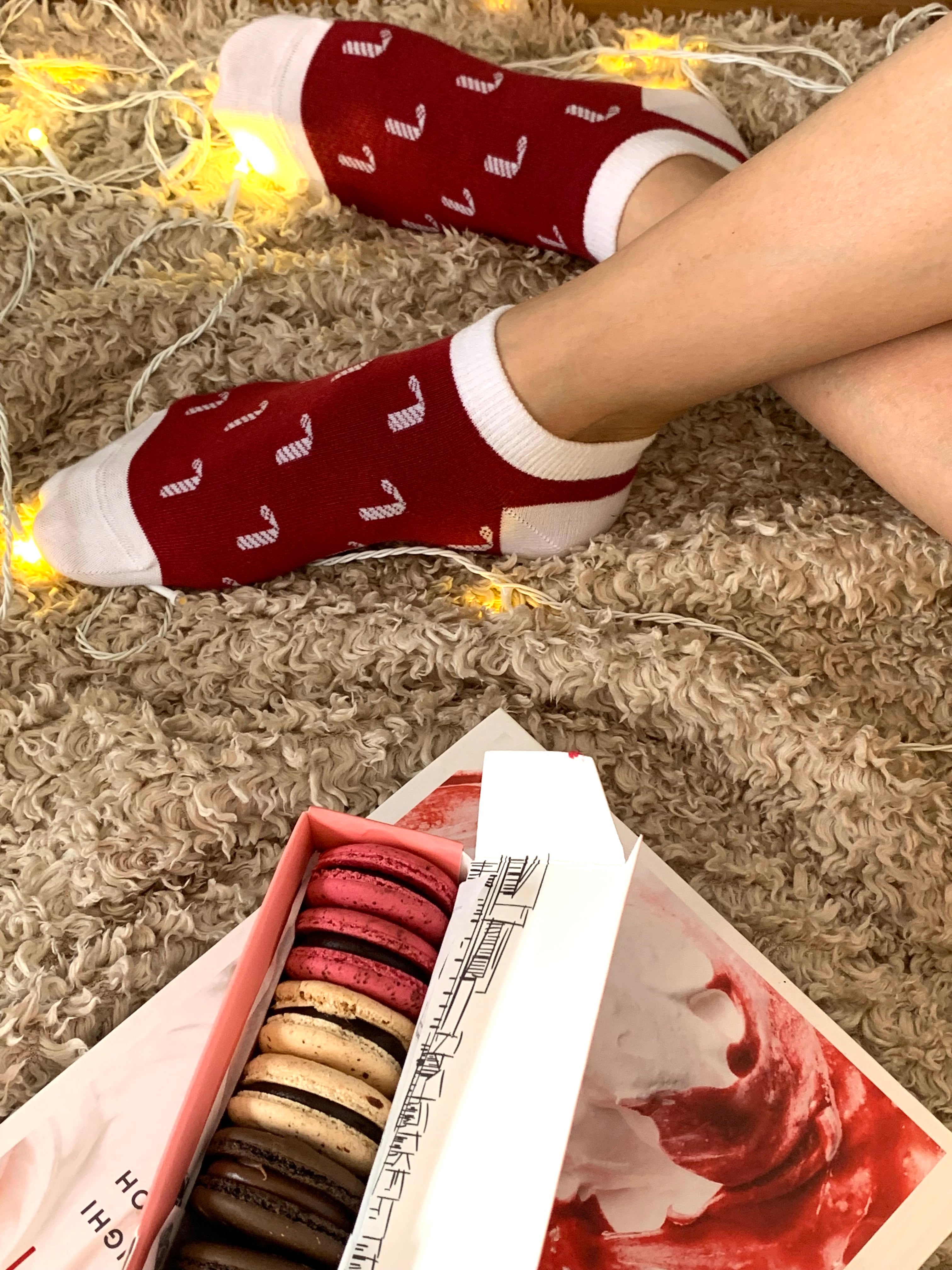 Merry Socks-Mas Set-of-5 Ankle Socks for Women