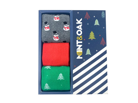 Gift box of 3 - Red Green & Merry for men