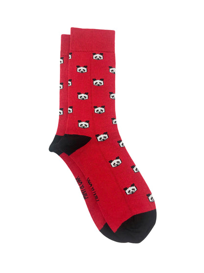 Panda Express - Red Men's Crew Socks