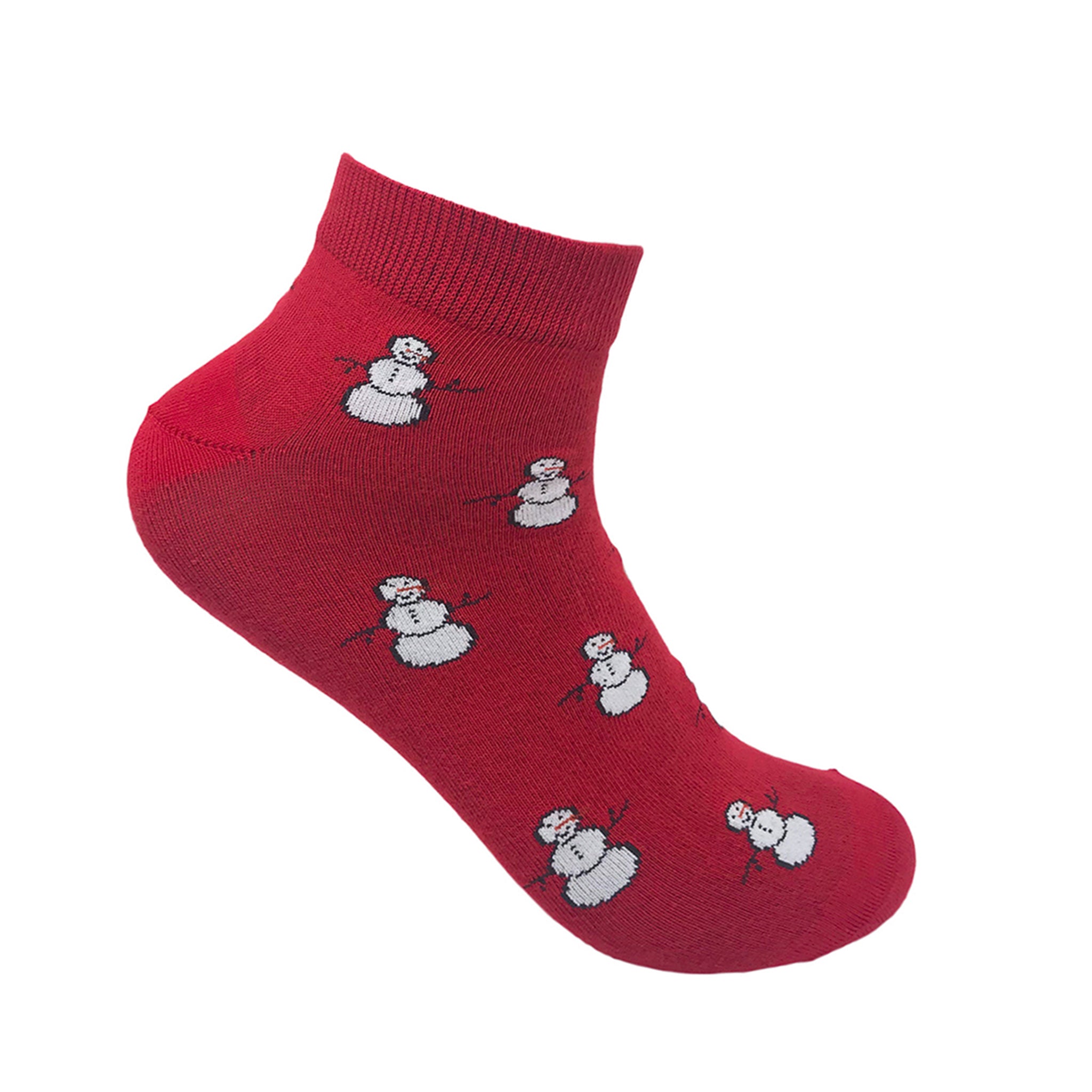 Mr. Snowman Ankle Socks For Men