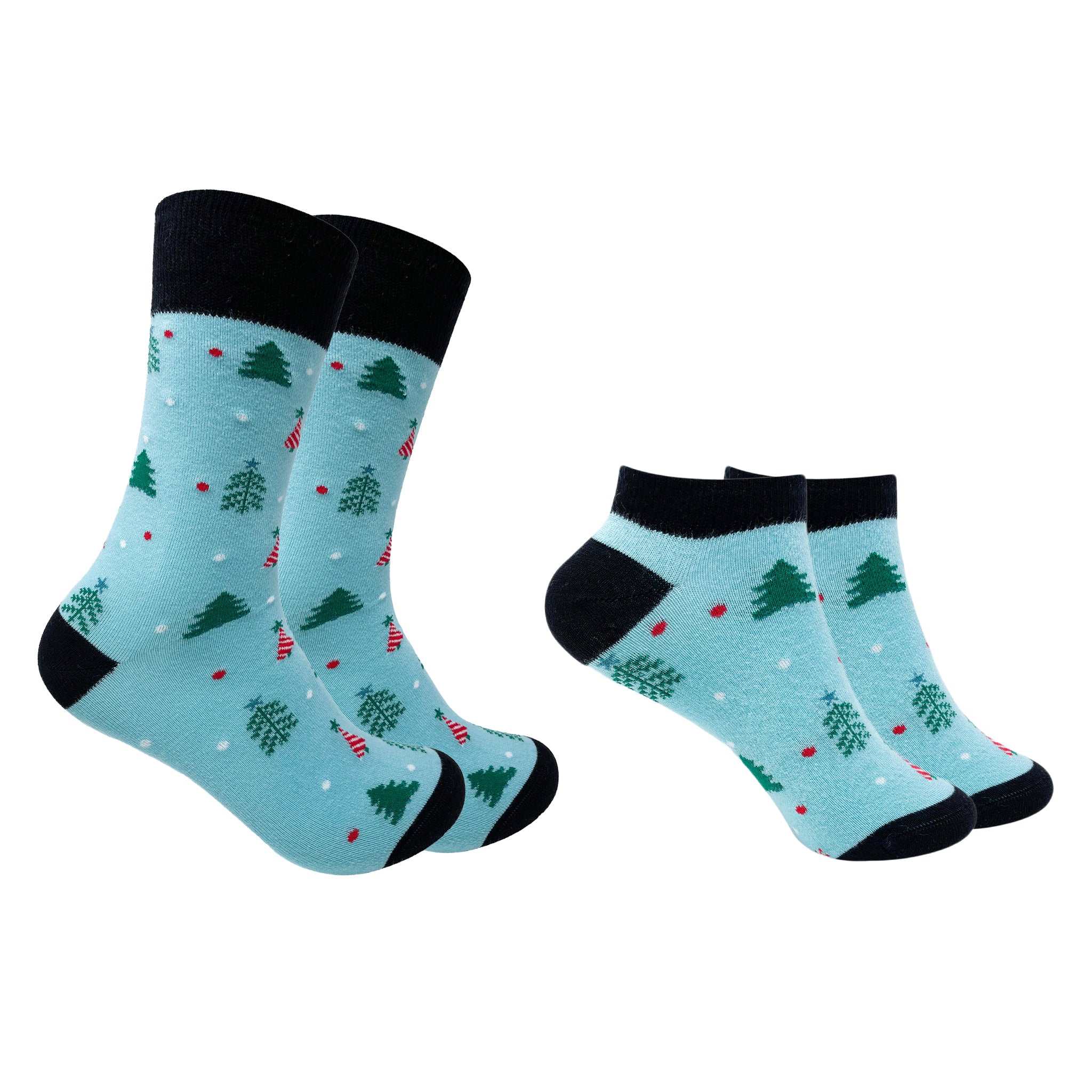 Green x’mas Men & Women Matching Socks