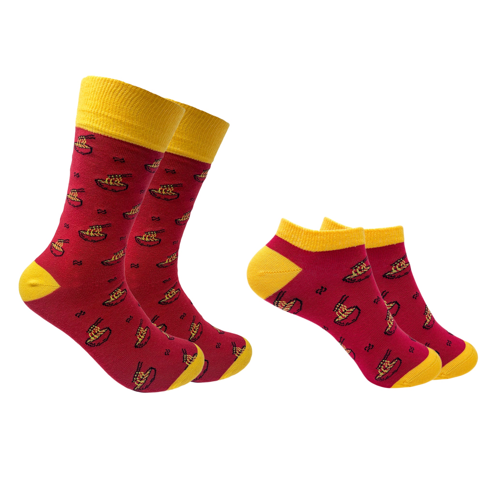 Ramen Bowl Men & Women Matching Socks