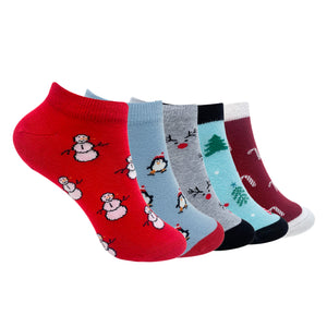 Merry Socks-Mas Combo Set of 5 For Women