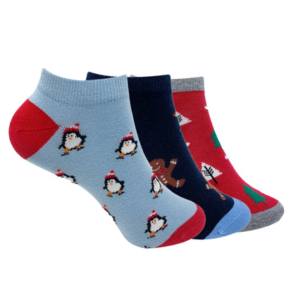 Holidays Gifting Guide Set-of-3 Ankle Socks for Women