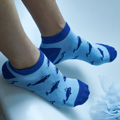 Oh Whale Ankle Socks for Women