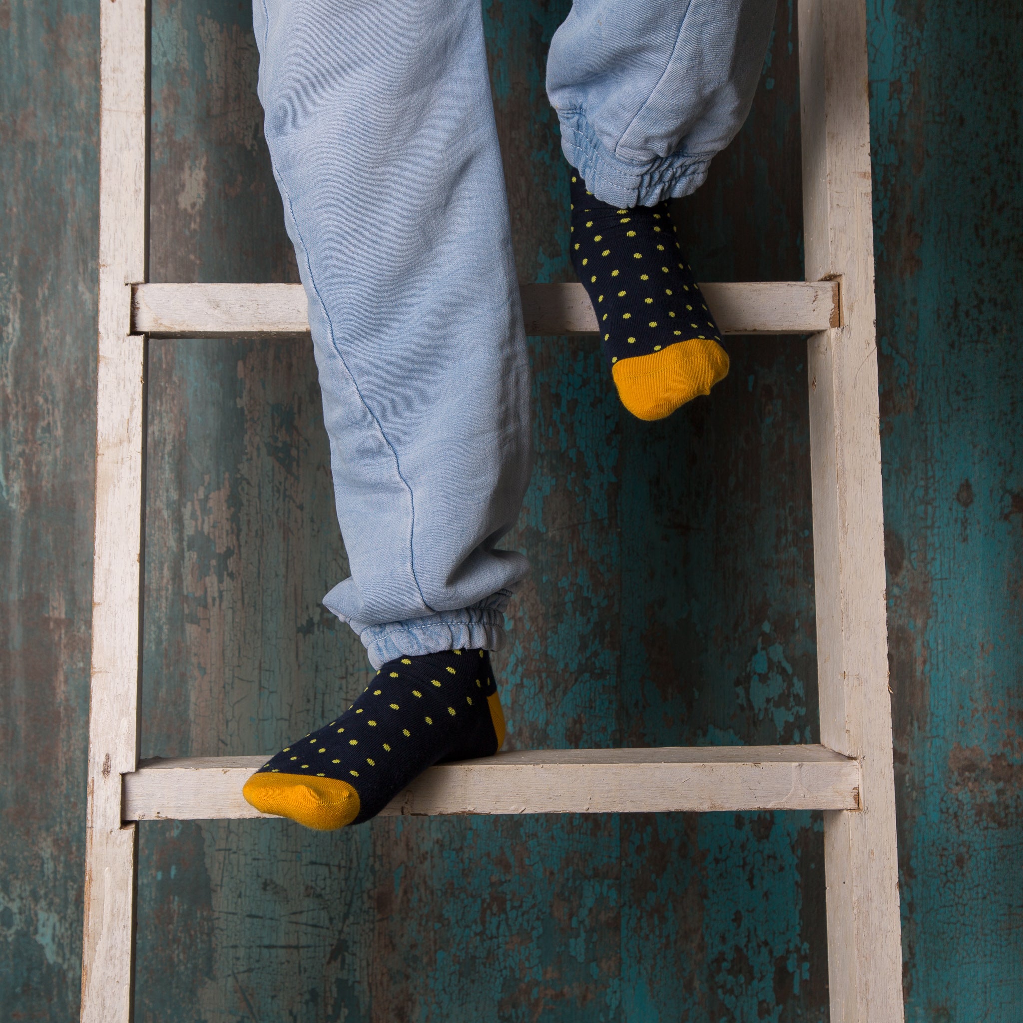 YELLOW POLKA - Mint & Oak